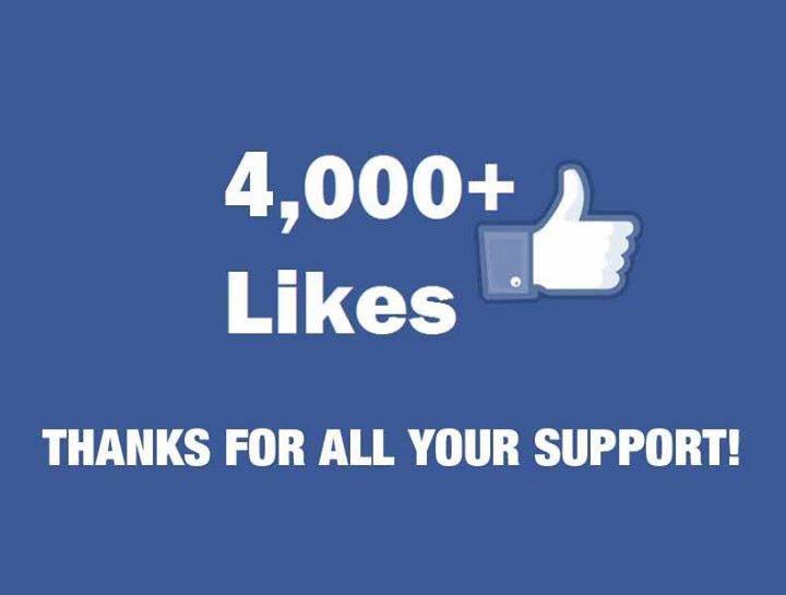 Фейсбук: 4 тысячи подписчиков!